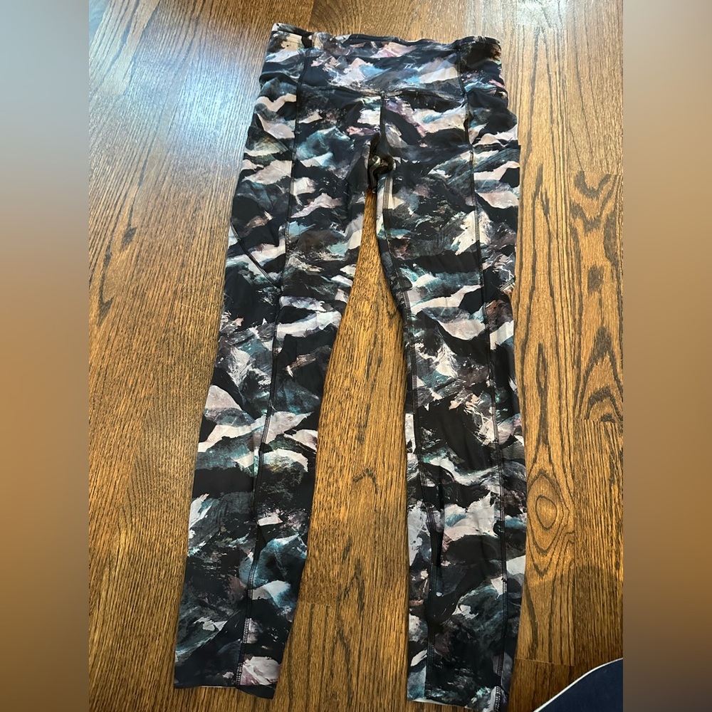 lululemon athletica Multicolor Patterned Leggings